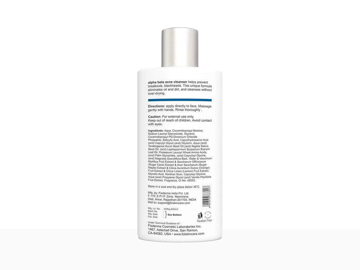 FCL Alpha Beta Acne Cleanser