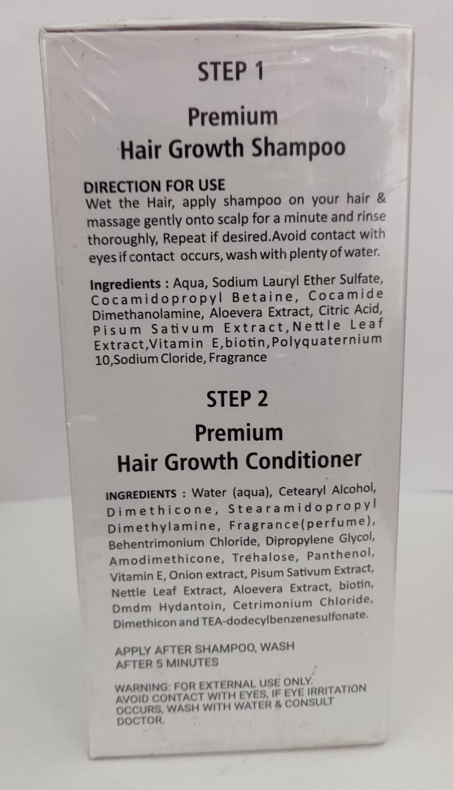 HARACT HAIR GROUTH SHAMPOO AND CONDITIONER