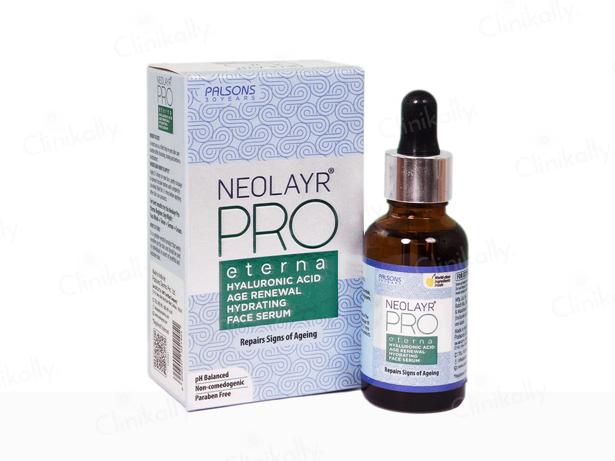 Neolayr Pro Eterna Hyaluronic Acid Age Renewal Hydrating Face Serum