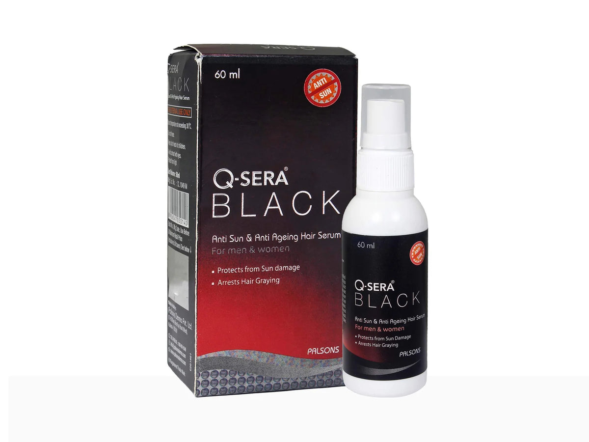 Q-Sera Black Serum Anti Sun & Anti Ageing Hair Serum