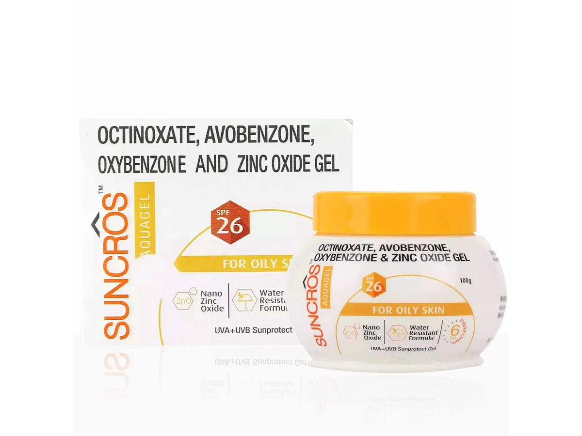 Suncros AquaGel Sunscreen SPF 26