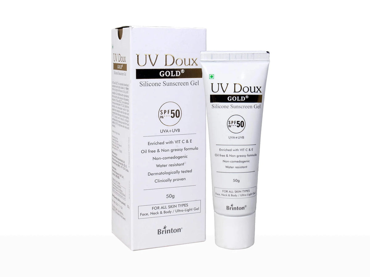 UV Doux Gold Silicone Sunscreen Gel SPF 50 PA+++